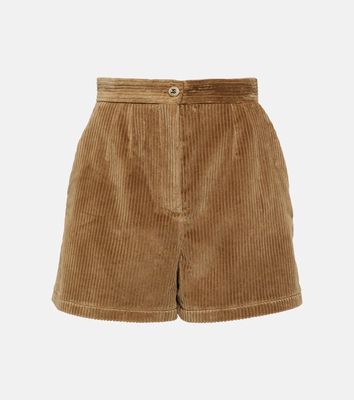 Dolce & Gabbana High-rise corduroy shorts