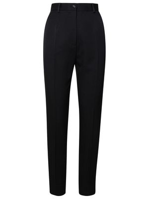 Dolce & Gabbana High-waist Gabardine Cigarette Pants