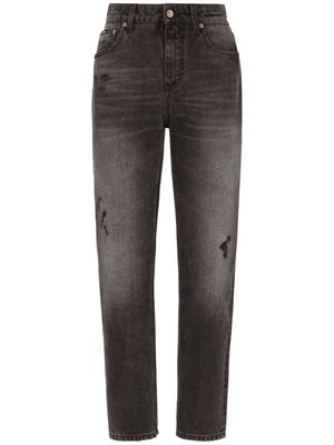 Dolce & Gabbana high-waisted boyfriend jeans - Grey