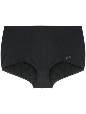 Dolce & Gabbana high-waisted culotte bikini bottoms - Black