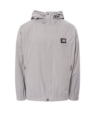 Dolce & Gabbana Hooded Nylon Jacket