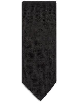 Dolce & Gabbana jacquard silk tie - Black
