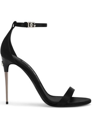 Dolce & Gabbana Keira 105mm leather sandals - Black
