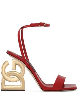 Dolce & Gabbana Keira DG heel sandals - Red