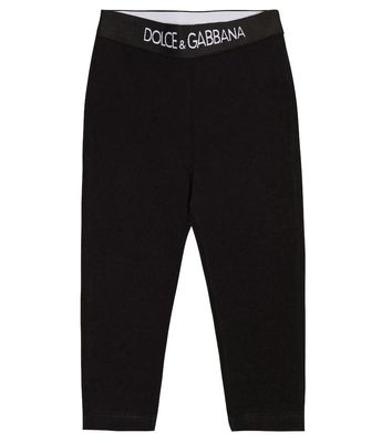 Dolce & Gabbana Kids Baby cotton-blend leggings