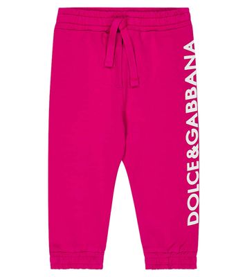 Dolce & Gabbana Kids Baby leopard-print jersey sweatpants