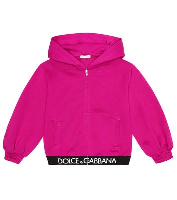 Dolce & Gabbana Kids Baby logo-trimmed cotton hoodie