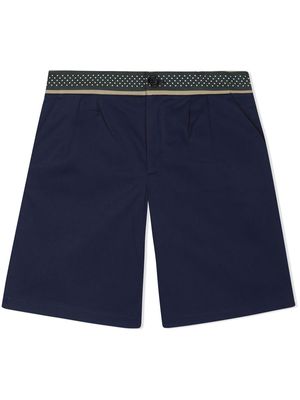 Dolce & Gabbana Kids button-front chino shorts - Blue