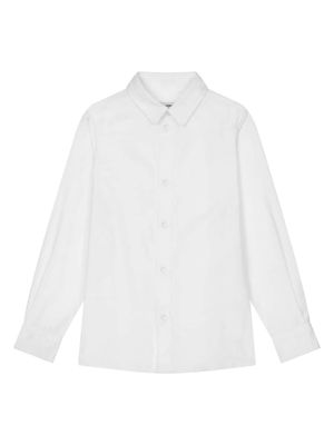Dolce & Gabbana Kids classic-collar cotton shirt - White