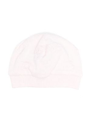 Dolce & Gabbana Kids cotton knit hat - Pink