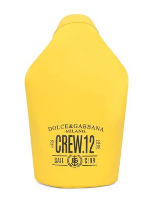 Dolce & Gabbana Kids Crew logo-print backpack - Yellow