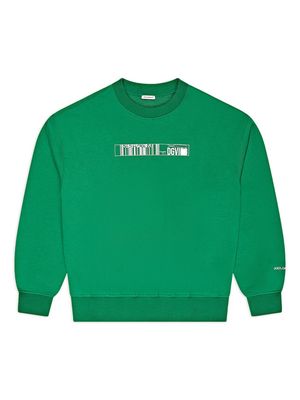 Dolce & Gabbana Kids DG Vibe-print cotton sweatshirt - Green