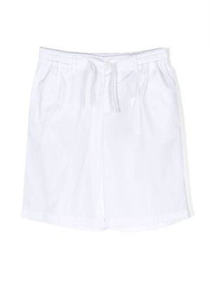 Dolce & Gabbana Kids drawstring-waist cotton shorts - White