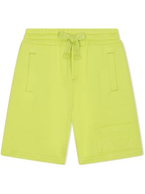 Dolce & Gabbana Kids drawstring-waist shorts - Green