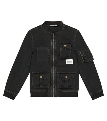 Dolce & Gabbana Kids Embroidered bomber jacket