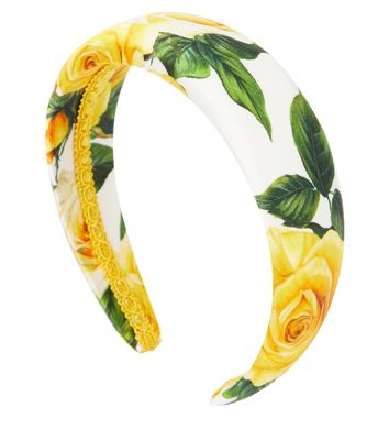 Dolce & Gabbana Kids Floral poplin headband