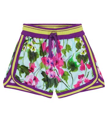 Dolce & Gabbana Kids Floral swim shorts