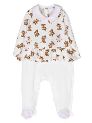 Dolce & Gabbana Kids graphic-print long-sleeve cotton pajamas - White