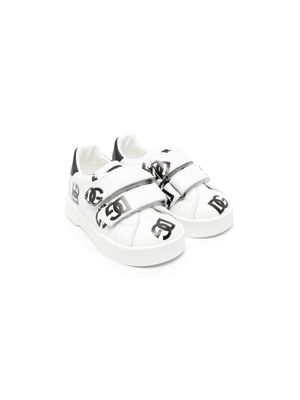 Dolce & Gabbana Kids Havan logo-print sneakers - White