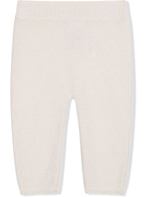 Dolce & Gabbana Kids knitted cashmere trousers - White