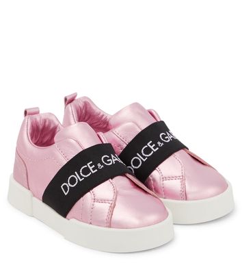 Dolce & Gabbana Kids Leather sneakers