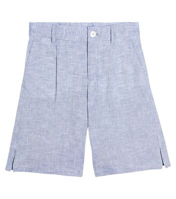 Dolce & Gabbana Kids Linen bermuda shorts