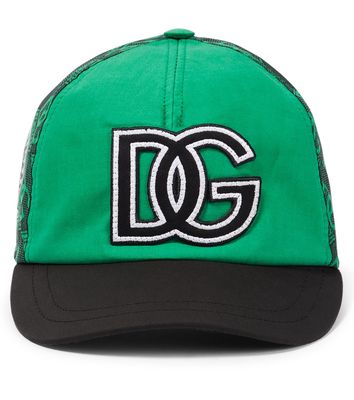 Dolce & Gabbana Kids Logo cotton baseball cap