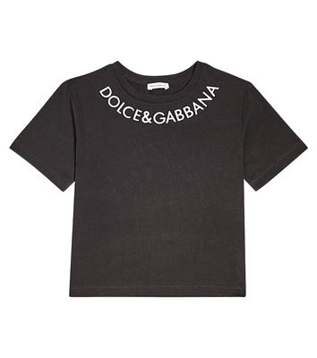 Dolce & Gabbana Kids Logo cotton jersey T-shirt