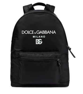 Dolce & Gabbana Kids Logo nylon backpack