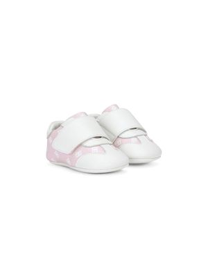 Dolce & Gabbana Kids logo-print touch-strap sneakers - Pink
