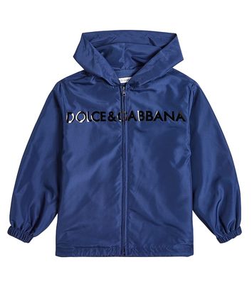 Dolce & Gabbana Kids Logo raincoat