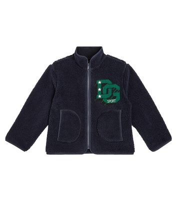Dolce & Gabbana Kids Logo teddy jacket