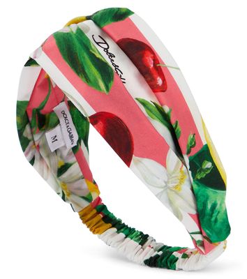 Dolce & Gabbana Kids Printed cotton headband