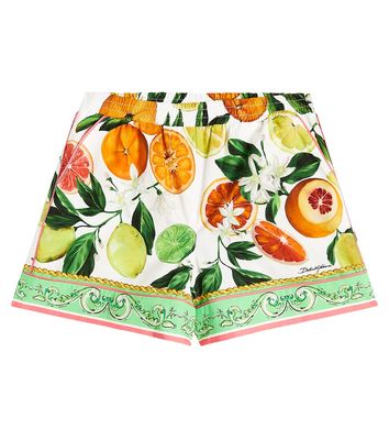 Dolce & Gabbana Kids Printed cotton shorts
