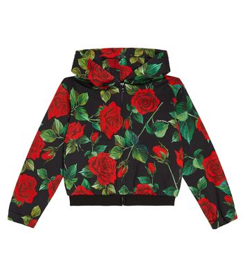 Dolce & Gabbana Kids Printed zip-up hoodie