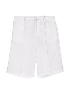 Dolce & Gabbana Kids tailored linen shorts - Neutrals