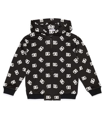 Dolce & Gabbana Kids Zipped cotton hoodie