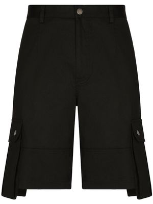Dolce & Gabbana knee-length cotton Bermuda shorts - Black