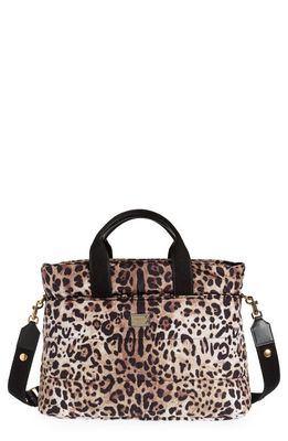 Dolce & Gabbana Leopard Print Diaper Bag in Printed Le