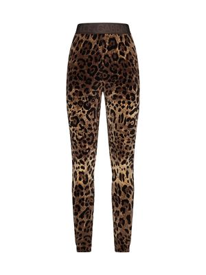 Dolce & Gabbana Leopard Print Leggings