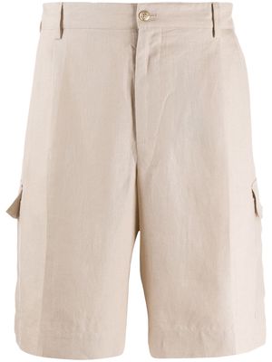 Dolce & Gabbana linen bermuda shorts - Neutrals