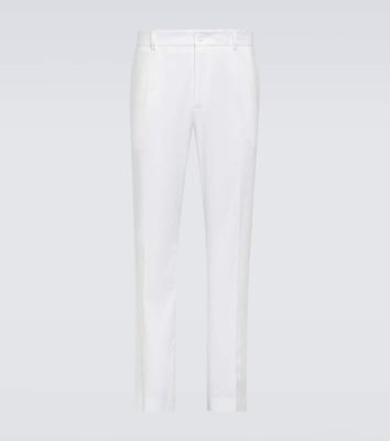 Dolce & Gabbana Linen-blend straight pants