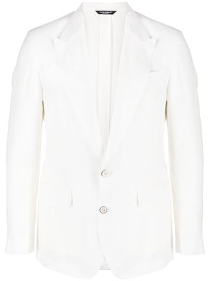 Dolce & Gabbana Linen Sicilia-fit jacket - White
