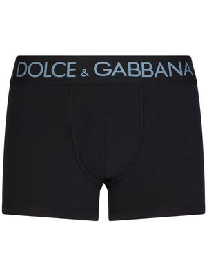 Dolce & Gabbana logo-band boxer briefs - Black