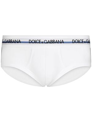 Dolce & Gabbana logo-band briefs - White