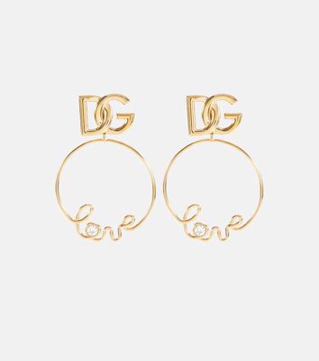 Dolce & Gabbana Logo clip-on earrings
