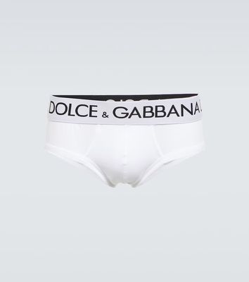 Dolce & Gabbana Logo cotton-blend briefs