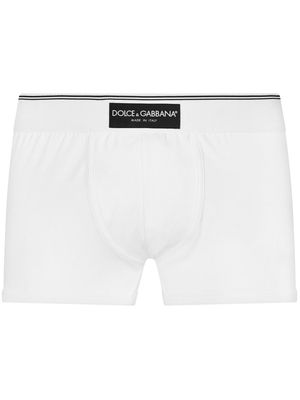 Dolce & Gabbana logo cotton boxer briefs - White