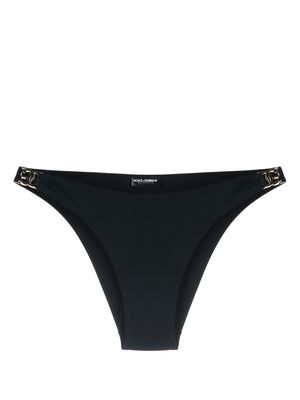 Dolce & Gabbana logo-detail bikini bottoms - Black