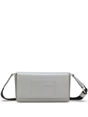 Dolce & Gabbana logo-embossed shoulder bag - Grey
